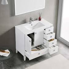You can also find bathroom 36″ bathroom vanity with top and customize them to your liking. Lyon 36 Inch Vanity Blossom Kitchen Bath Supply Corporation