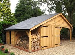 Executive Sheds Recent Projects Holzhaus Garten Holzgarage Brennholz Lagerung