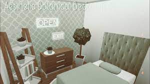 Ya know guys.ppl are asking me to adopt them when i didnt make any bedrooms as . Aesthetic Botanical Bedroom 4k 3x3 Bedroom 1 3 Roblox Bloxburg Speedbuild Youtube