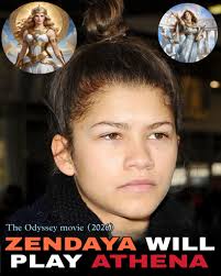 The cast roles in Christopher Nolan's 'THE ODYSSEY' have reportedly been  revealed: Zendaya will play Athena.