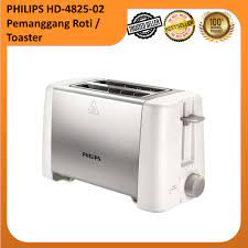 Mampu memanggang berbagai jenis roti (image: Pemanggang Roti Toaster Philips Pemanggang Roti Bakar Pemanggang Roti Philips Hd4825 Hd 4825 Shopee Indonesia