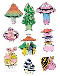 Mushrooms Mushroom Art Cute Art Art