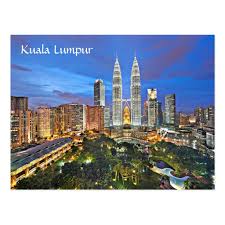 Malaysia Kuala Lumpur Petronas Towers Night Photo Postcard Zazzle Com In 2020 Singapore Tour Singapore Tour Package Malaysia Tour
