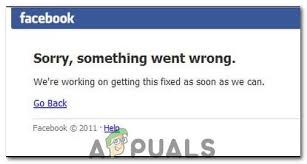 Please have another go. pretty much all day. Facebook Login Error Sorry Something Went Wrong Appuals Com