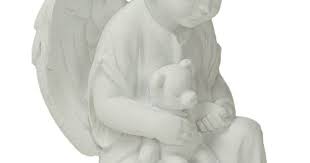 Paul Jansen Stone Decorative Angel White 14 5 X 4 X 4 Cm 2055 Jansen Stone Decor