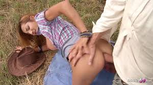 Hard assfucking teen with screaming pain (light fairy). Rough Outdoor Anal For Ginger Girl By White Monster Cock Guy Xvideos Com