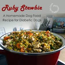 homemade diabetic dog food recipe