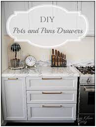 Check spelling or type a new query. Kitchen Update Diy Pots And Pans Drawers Classy Glam Living