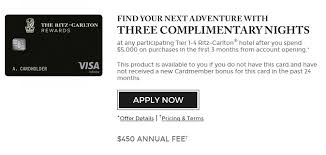 Now earning 5% on chase travel portal purchases, this card has become a worthy travel card pick. Ritz Carlton Credit Card Benefits