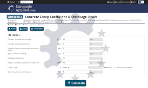 Here's a shrinkage formula for calculating inventory shrinkage: Calculation Of Concrete Creep Coefficient Shrinkage Strain Eurocode 2