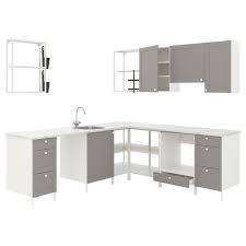 Enhet Cucina Angolare Bianco Grigio Cornice Ikea It Eckkuche Ikea Unterschrank