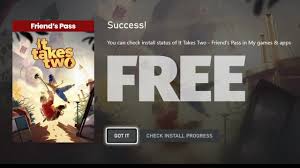 But sadly we'll all have to wait and see if anything changes because as of now it takes two is not planned to come to xbox it takes two arrives on march 26th for ps4, ps5, xbox one, xbox series x/s, and pc. How To Get It Takes Two Friend S Pass Free On Xbox Youtube