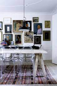Favorite Art Walls Elle Decor Dining Room Small Modern Dining Room Dining Room Decor