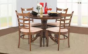 Our selection includes, wooden, glass, reclaimed and even extending circular dining tables so there's something to suit every style and space. Buy Royaloak Vita 4 Seater Solidwood Dining Set Wi Royaloak