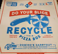 I got Domino's and the on the box part about carry-out ...