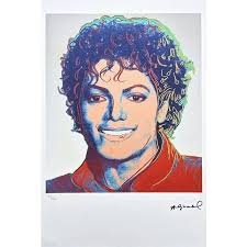 After Andy Warhol, Michael Jackson Light Grey, 1980s, Lithograph