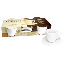 Meticulously crafted in a fine, traditional style. Coffee Bar Espresso Cup Saucers Set Of 4 White Coffee Bar White Cups Cup And Saucer Set