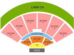 unfolded keybank seating chart keybank pavilion seating