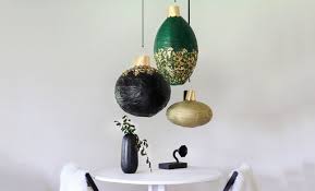 We Turned 3 Ikea Everyday Items Into Huge Holiday Ornaments Hunker Giant Christmas Ornaments Classic Holiday Decor Decor