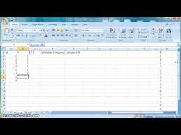 How To Create A Frequency Distribution Chart In Excel Elearning Design Excel Chart