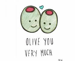 Olive You Very Much Etsy Funny Doodles Cute Little Drawings Cute Drawings