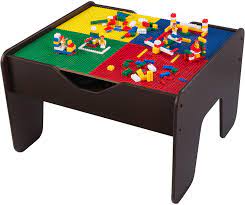El juego de guerra de pulgares ha preparado una edición de navidad en la que vamos a decorar nuestros dedos con atuendos como el de papá noel, un elfo, el grinch y otros muchos con temática navideña. Amazon Com Tren Lego Y Mesa De Actividades 2 En 1 Marron Juguetes Y Juegos