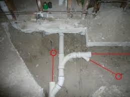 move plumbing under a concrete slab