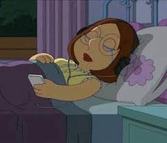 Crying while listening to music gif. Reactions On Twitter Meg Griffin Crying In Bed Listening To Music Family Guy