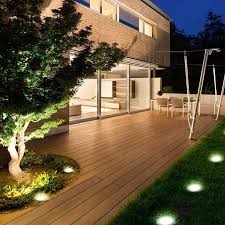 Solar Ground Light For Garden Pathway Garden Lighting Design Backyard Landscaping Landscape Lighting Design