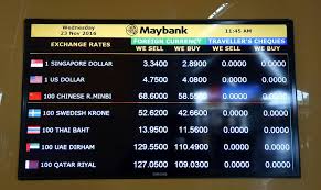 The ringgit is divided into 100 sen; Thailand Baht To Myr
