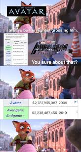 Originated after the premiere of james cameron's avatar. Zootopia Memes On Twitter The Number Don T Lie Makeendgamenumber1