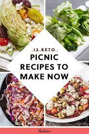 12 Keto Picnic Recipes To Make Before Summer Is Over Picnic Foods Healthy Picnic Foods Ketogenic Recipes Dinner