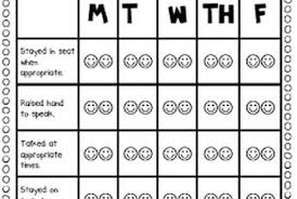 Individual Behavior Chart Freebies Sarahs First Grade