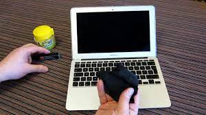 If heavier cleaning is needed, a 50/50 mix of white vinegar and distilled water can also be effective. How To Clean A Laptop Screen Apple Macbook Air Ipa Isopropyl Alcohol Radtech Screensavrz Youtube
