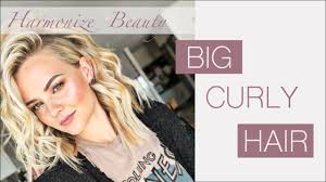 Enjoy fast delivery, best quality and cheap price. Big Curly Hair Side Part Harmonize Beauty Youtube