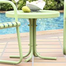 Shop allmodern for modern and contemporary outdoor coffee tables to match your style and budget. Alabaster White Crosley Furniture Gracie Retro 20 Inch Metal Outdoor Side Table Side Tables