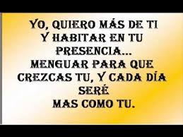 Yo quiero mas de ti, te pido la paz, oh, moradora, aquí estoy, grandes son tus maravillas, monthly listeners: Jaime Murrel Yo Quiero Mas De Ti Con Letra Musica Cristiana Letras Alabanza