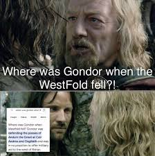 Just ask google dude! •Nyéni #lotrmemes #lotrmovies #tolkien