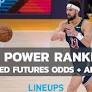 nba power rankings from www.lineups.com