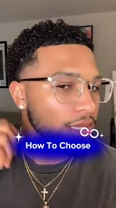 Trying On New Glasses for Men's Style