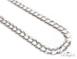 22k yellow gold chain (22 inch) us$ 1,006: Mens 14k Solid White Gold Cuban Curb Chain 24 Inches 3 6mm 8 85 Grams 47175 Mens Gold White Gold 14k
