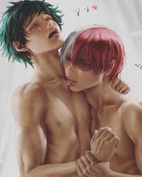 Todoroki Shouto (Сёто Тодороки) :: Midoriya Izuku :: Midoriya Izuku (Идзуку  Мидория, Изуку Мидория ) :: Todoroki Shouto :: boku no hero academia ::  anime ero male :: Boku no Hero Academia (