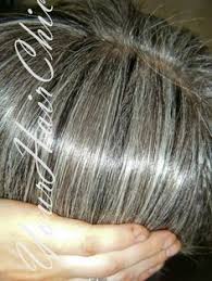 Grey Highlights On Dark Hair Hair Colored To Look Like I Would Love For My Hair To Look Just Like Cheveux Gris Cheveux Coloration Cheveux