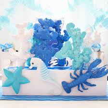 White and turquoise ocean beach theme decorative mirror starfish. Ocean Sea Life Decorations Oriental Trading