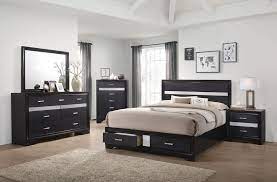 Miranda bedroom set by coaster furniturefeaturemake your bedroom bright and cheerful with this contemporary designan elegant and timeless look with just the right amount of blinghidden drawer for your jewelry or fine garments in each case piece lined with felt and has full extension glidesavailable in white and. Coaster Furniture Miranda 4pc Storage Bedroom Set In Black