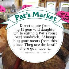 Notifications orders favorites rewards pat points wallet address book profile sign out. Pat S Market Home Facebook