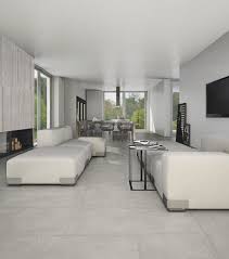 Concrete floor tiles living room. Porcelain Stoneware Wall Floor Tiles With Concrete Effect Cemento By Casalgrande Padana Tile Floor Living Room Modern Living Room Interior House Flooring