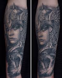 Forearm Goddess Freya Nordic Tattoo Tattoo Design