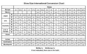 Size Chart Shoes Us T 236 M V I Shoes Shoe Size Chart