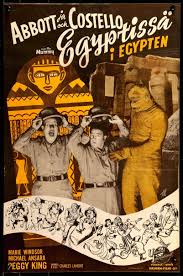 Abbott & Costello Meet the Mummy (1955) Original Finnish Movie Poster -  Original Film Art - Vintage Movie Posters